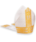 Bishop's Mitre with Gold Accents