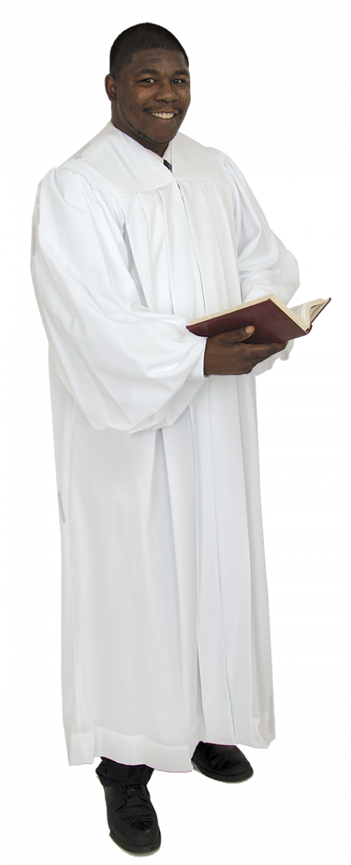 White Pulpit Robe Geneva