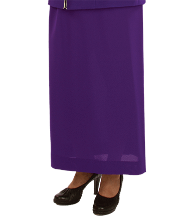 Womens Purple Clergy Skirt