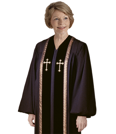 Black Clergy Robes for Women