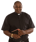 Men's Short Sleeve Tab Collar Black Clergy Shirt