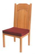 Abbey Collection Side Altar Chair - Medium Oak