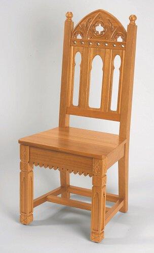 Gothic Collection Side Chair - Medium Stain