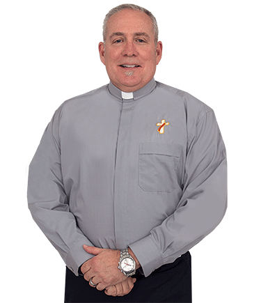Deacon Tab Collar Clergy Shirt t with Long Sleeves
