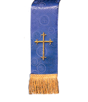 Church Bible Marker Purple Brocade