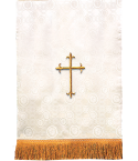 Church Lectern Pulpit Scarf Ivory Brocade