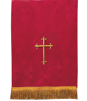 Church Lectern Pulpit Scarf Red Brocade