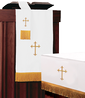 Reversible Church Altar Parament Set White to Red