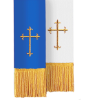 Reversible Church Bible Marker Blue to White