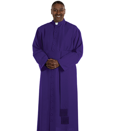 Purple Bishop Cassock for Men