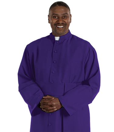 Purple Bishop Clergy Cassock