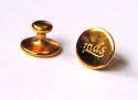 Clergy Collar Buttons- Solid Brass Shanks