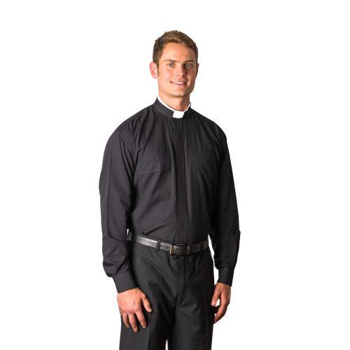 Long Sleeve Men's Tonsure Clergy Shirt