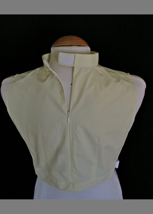 Women's Clergy Blouse Tab Colllar Shirt Front - Lemon Sorbet