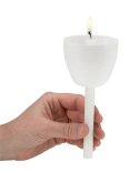 Candlelight Candle Holder Plastic and Candles 50 pkg