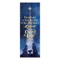 A Savior is Born Christmas Church Banner for X-Stand