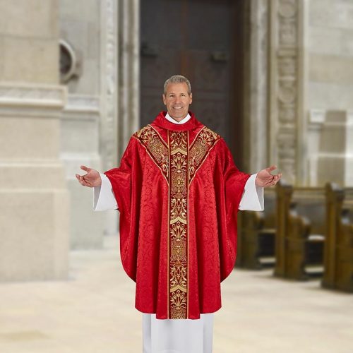 All Saints Collection Red Chasuble