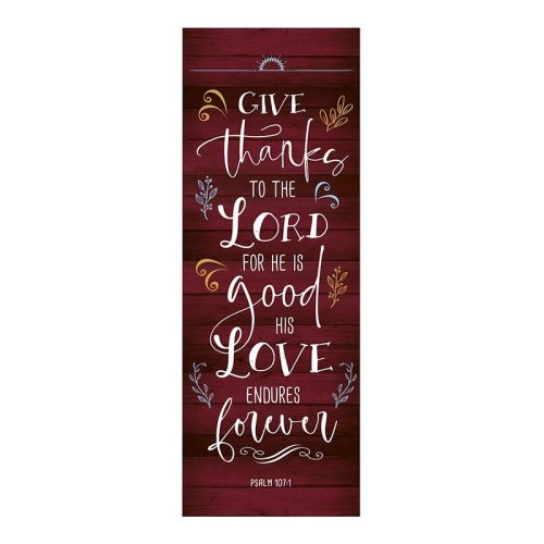 Autumn Inspiration Series Church Banner - Give Thanks to the Lord