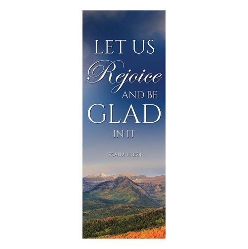 Autumn Landscapes Series Church Banners - Let Us Rejoice and Be Glad in It