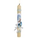 Baptism Candle-Boy with Dove Case of 4