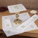 Chi Rho Cross Altar Linen Gift Set