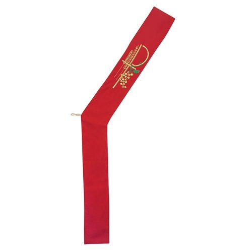 Chi Rho Red Deacon Stole