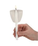 Clear Wind Protector for Candlelight Service- 50/bx