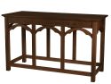Communion Table  Do This in Memory of Me- Walnut Stain