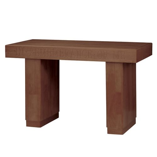 Communion Table In Remembrance- Walnut Stain