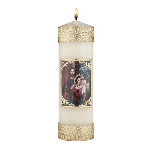 Devotional Candle - Holy Family Pkg of 2