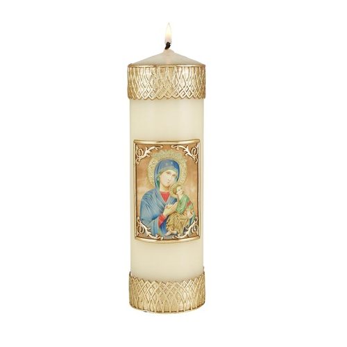 Devotional Candle - Our Lady of Perpetual Help Pkg of 2