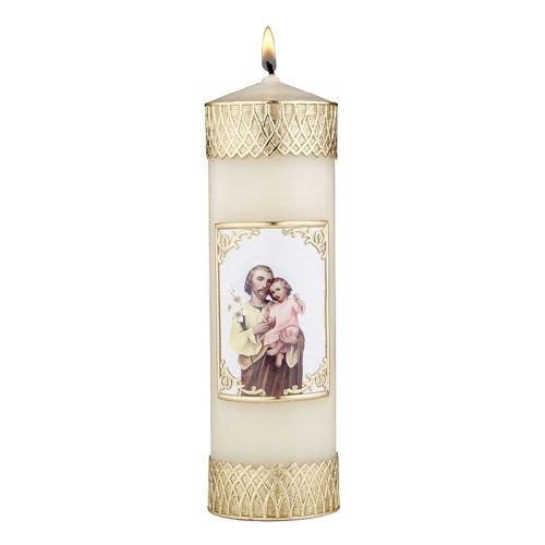 Devotional Candle - St. Joseph and Child Pkg of 2