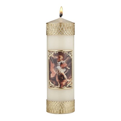 Devotional Candle - St. Michael the Archangel Pkg of 2