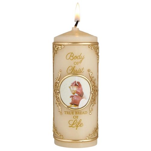 First Communion Candle True Bread of Life Case of 4