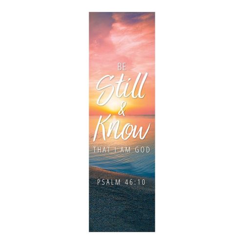 Foundation Series Church Banner - Be Still and Know That I Am God