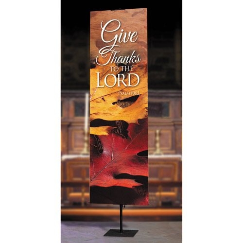 Harvest Series-Give Thanks to the Lord Church Banners