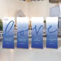 I Am Love Church Banners Set of 4 for X-Stand
