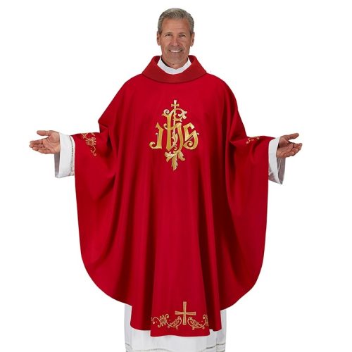 IHS Gothic Red Chasuble