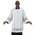 Latin Cross and IHS Lace Surplice