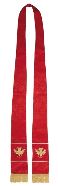 Jacquard Red Clergy Stole