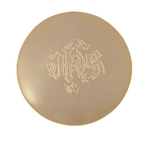 Paten with Etched IHS Design