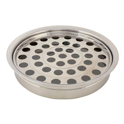 Stackable Silver Finish Communion Tray 40 Servings