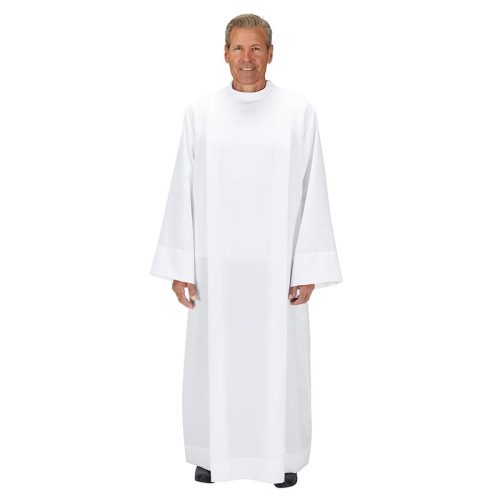 Roll Collar Polyester Clergy Alb