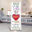 Scripture Series Trust in the Lord with All Your Heart X-Stand Church Banner