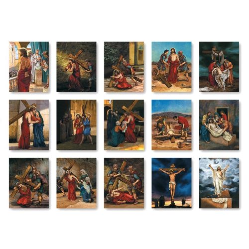Stations of the Cross Church Banners - Set of 15