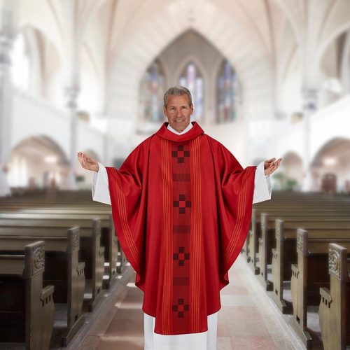 Treviso Collection Red Chasuble