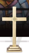 IHS Altar Cross 18"