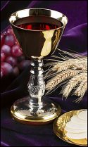 small 5 oz chalice and paten