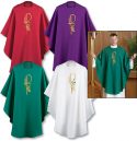 Eucharistic Chasuble Set of 4 Asst Colors