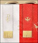 Reversible Bookmark with Dove: Red/White Parament